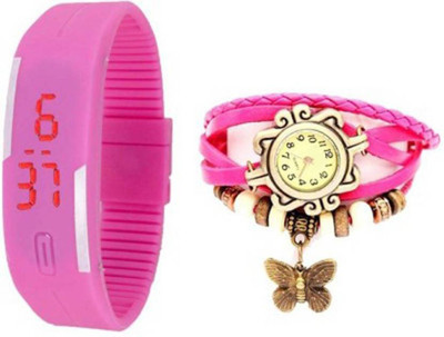 majorzone pinkc01287 butterfly dori fancy watch and digital led watch Watch - For Boys & Girls
majorzone pinkc01287 butterfly dori fancy watch and digital led watch Watch - For Boys & Girls