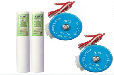 XISOM R.o Water Purifier 1* hero Solenoid Valve (Sv) 24V+2*spun filter Volt Solid Filter Cartridge (Absolute 0.2, Pack of 4) Media Filter Cartridge(0.3, Pack of 4)
XISOM R.o Water Purifier 1* hero Solenoid Valve (Sv) 24V+2*spun filter Volt Solid Filter Cartridge (Absolute 0.2, Pack of 4) Media Filter Cartridge(0.3, Pack of 4)