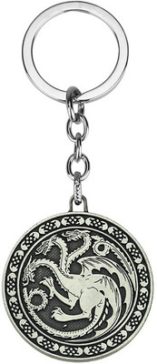 Optimus Traders HBO Game of Thrones Fire and blood Targaryen Dynasty Badge flat 3D metal Key Chain(Silver)
Optimus Traders HBO Game of Thrones Fire and blood Targaryen Dynasty Badge flat 3D metal Key Chain(Silver)
