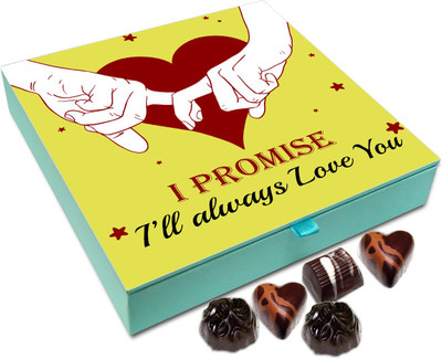 Chocholik Gift Box - I Promise I Will Always Love You Chocolate Box - 9pc Truffles(108 g)
Chocholik Gift Box - I Promise I Will Always Love You Chocolate Box - 9pc Truffles(108 g)