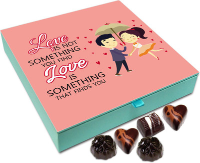 Chocholik Gift Box - Love Is Something That Finds You Chocolate Box - 9pc Truffles(108 g)
Chocholik Gift Box - Love Is Something That Finds You Chocolate Box - 9pc Truffles(108 g)