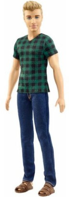 Barbie Ken Fashionistas Checked Style Doll(Multicolor)