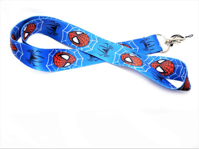 Blue Aura Spiderman Premium Lanyard(blue)
