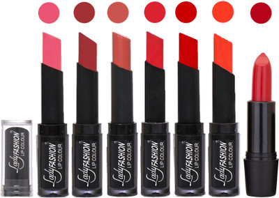 Lady Fashion Lipsticks Set - 7 Fashionable Colors/Long Lasting with Rythm Lip Color 32(Baby Pink, Redish Maroon, Nude, Orange, Tametto Red, Brick Orange)
Lady Fashion Lipsticks Set - 7 Fashionable Colors/Long Lasting with Rythm Lip Color 32(Baby Pink, Redish Maroon, Nude, Orange, Tametto Red, Brick Orange)