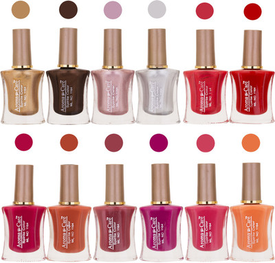 Aroma Care Long Lasting Quick Dry Nail Polish Wholesale Combo 025 Multicolor,(Pack of 12)
Aroma Care Long Lasting Quick Dry Nail Polish Wholesale Combo 025 Multicolor,(Pack of 12)