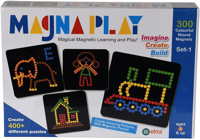 Golden Feather Ekta Magna Play Set - 1(300 Pieces)
