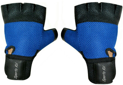 Sports 101 X-Caliber T-8000 Genuine Leather with Wrist Support Gym & Fitness Gloves (, Blue
Sports 101 X-Caliber T-8000 Genuine Leather with Wrist Support Gym & Fitness Gloves (, Blue