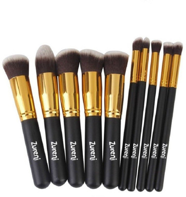 Zureni Makeup Brushes For Face And Eye Cosmetics, Premium Synthetic Hair - Without Bag(Pack of 10)
Zureni Makeup Brushes For Face And Eye Cosmetics, Premium Synthetic Hair - Without Bag(Pack of 10)