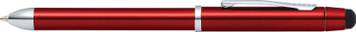 Cross Tech3+ Engraved Translucent Red Multi-function Pen