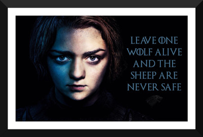 Game OF Thrones Collection - TV Show Poster Collection - Arya Stark - Premium Quality Framed Poster Paper Print(17 inch X 12 inch)
Game OF Thrones Collection - TV Show Poster Collection - Arya Stark - Premium Quality Framed Poster Paper Print(17 inch X 12 inch)