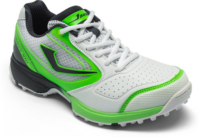 Jazba SkyDrive 100 Cricket Shoes For Men(Green, Flash green