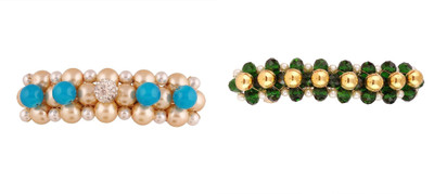 AccessHer Pack of 2 Party wear Studden golden Hair accessories barrettes Back Pin(Multicolor)
AccessHer Pack of 2 Party wear Studden golden Hair accessories barrettes Back Pin(Multicolor)