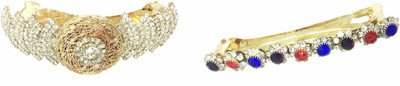 AccessHer Pack of 2 Party wear Studden golden Hair accessories barrettes Back Pin(Multicolor)
AccessHer Pack of 2 Party wear Studden golden Hair accessories barrettes Back Pin(Multicolor)