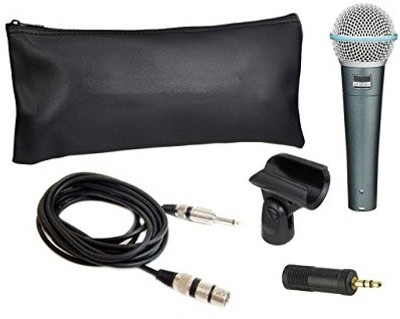 Medha Beta-58 Dynamic Vocal Karaoke Microphone with 3.5MM Connector for Laptop/PC 220 W AV Power Amplifier(Black)
Medha Beta-58 Dynamic Vocal Karaoke Microphone with 3.5MM Connector for Laptop/PC 220 W AV Power Amplifier(Black)