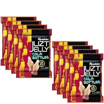 Alpenliebe Juzt Jelly Cola Bottles, 26 pieces pouch (72.8g Each) Cola Flavor Jelly Candy(Pack of 8)
Alpenliebe Juzt Jelly Cola Bottles, 26 pieces pouch (72.8g Each) Cola Flavor Jelly Candy(Pack of 8)