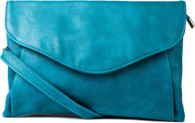 Machli Women Casual Blue PU Sling Bag