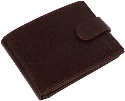 ASRA CREATION Men Brown Genuine Leather Wallet(5 Card Slots), Multi