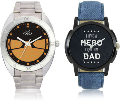 LOREM VL03LR07 New Latest Stylish Designer Leather-Metal Belt Attractive Different Combo Watch - For Men
LOREM VL03LR07 New Latest Stylish Designer Leather-Metal Belt Attractive Different Combo Watch - For Men