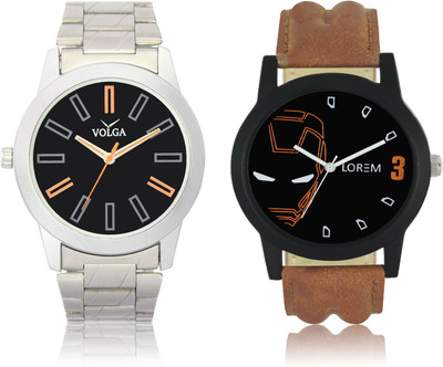 LOREM VL01LR04 New Latest Stylish Designer Leather-Metal Belt Attractive Different Combo Watch - For Men
LOREM VL01LR04 New Latest Stylish Designer Leather-Metal Belt Attractive Different Combo Watch - For Men