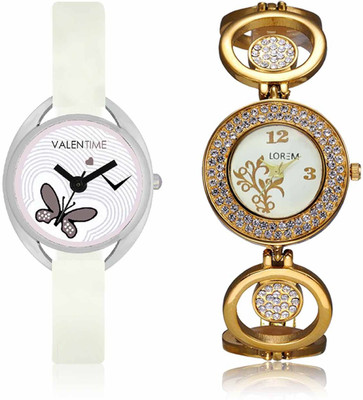LOREM WAT-W06-0204-W07-0005-COMBOLOREMWhite::White Designer Stylish Shape Best Offer Bracelet Combo Watch - For Women
LOREM WAT-W06-0204-W07-0005-COMBOLOREMWhite::White Designer Stylish Shape Best Offer Bracelet Combo Watch - For Women
