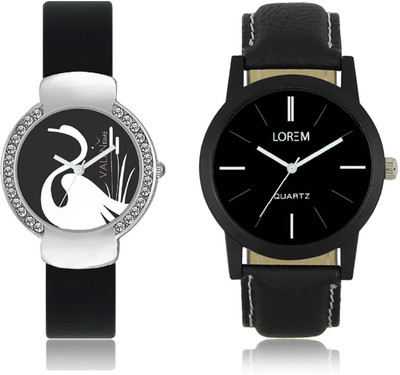 LOREM WAT-W06-0005-W07-0021-COMBOLOREMBlack::Black Designer Stylish Shape Best Offer Combo Couple Watch - For Men & Women
LOREM WAT-W06-0005-W07-0021-COMBOLOREMBlack::Black Designer Stylish Shape Best Offer Combo Couple Watch - For Men & Women