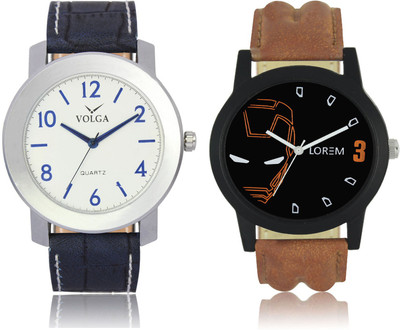 LOREM VL11LR07 New Latest Stylish Designer Leather Belt Attractive Different Combo Watch - For Men
LOREM VL11LR07 New Latest Stylish Designer Leather Belt Attractive Different Combo Watch - For Men