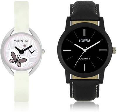LOREM WAT-W06-0005-W07-0005-COMBOLOREMBlack::White Designer Stylish Shape Best Offer Combo Couple Watch - For Men & Women
LOREM WAT-W06-0005-W07-0005-COMBOLOREMBlack::White Designer Stylish Shape Best Offer Combo Couple Watch - For Men & Women