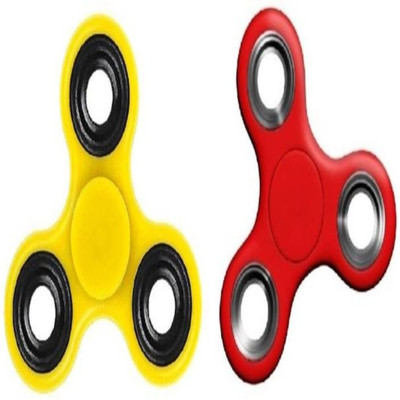 Xtrendz Staked Wind Spinner(Yellow, Red)