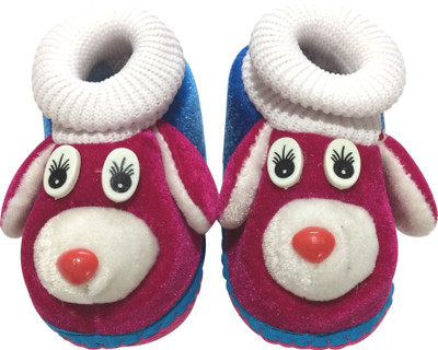 VEENA Booties(Toe to Heel Length - 11 cm MAGENTA)