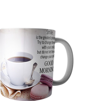 RD Creations Specially Designed Good Morning Coffee PWMGM2018 Ceramic Mug(300 ml), Multicolor
RD Creations Specially Designed Good Morning Coffee PWMGM2018 Ceramic Mug(300 ml), Multicolor