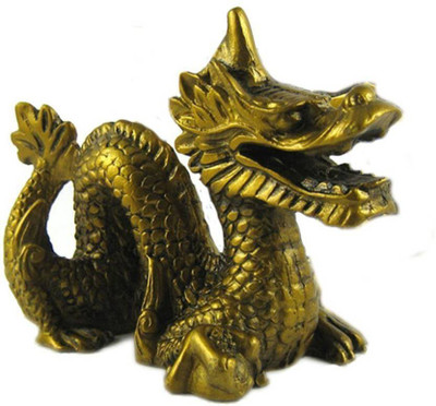 GIRISHA AND SON Dragon for wealth, power and protection Showpiece - 10 cm (Polyresin, Gold) Decorative Showpiece - 10 cm(Polyresin, Gold)
GIRISHA AND SON Dragon for wealth, power and protection Showpiece - 10 cm (Polyresin, Gold) Decorative Showpiece - 10 cm(Polyresin, Gold)