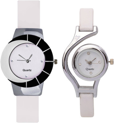 KNACK Black white different design beautiful with glory round different shape white women Watch - For Girls
KNACK Black white different design beautiful with glory round different shape white women Watch - For Girls