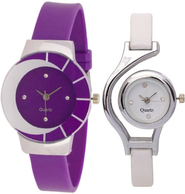 KNACK White purple different design beautiful watch with glory round different shape white women Watch - For Girls
KNACK White purple different design beautiful watch with glory round different shape white women Watch - For Girls
