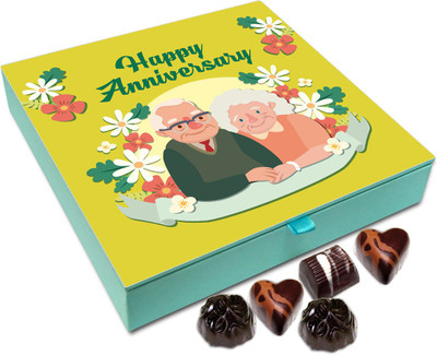 Chocholik Gift Box - Happy Anniversary Grandparents Chocolate Box - 9pc Truffles(108 g)
Chocholik Gift Box - Happy Anniversary Grandparents Chocolate Box - 9pc Truffles(108 g)
