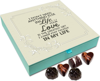 Chocholik Gift Box -Your Love Is The Greatest Gift Chocolate Box - 9pc Truffles(108 g)
Chocholik Gift Box -Your Love Is The Greatest Gift Chocolate Box - 9pc Truffles(108 g)