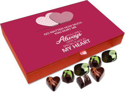 Chocholik Gift Box -You Will Always Have A Special Place In My Heart Chocolate Box - 12pc Truffles(144 g)
Chocholik Gift Box -You Will Always Have A Special Place In My Heart Chocolate Box - 12pc Truffles(144 g)