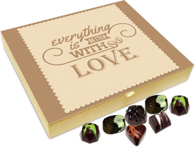 Chocholik Gift Box -Everything Is Better With Love Chocolate Box - 20pc Truffles(240 g)
Chocholik Gift Box -Everything Is Better With Love Chocolate Box - 20pc Truffles(240 g)