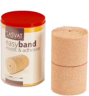 sasvat SASVAT EASYBAND ELASTIC ADHESIVE BANDAGE 10 CM X 4/6 (BULK PACK OF 5) Crepe Bandage
sasvat SASVAT EASYBAND ELASTIC ADHESIVE BANDAGE 10 CM X 4/6 (BULK PACK OF 5) Crepe Bandage