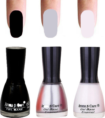 Aroma Care Velvet Dull Matte Nail Polish Combo in Wholesale Rate Black,Silver,White(Pack of 3)
Aroma Care Velvet Dull Matte Nail Polish Combo in Wholesale Rate Black,Silver,White(Pack of 3)