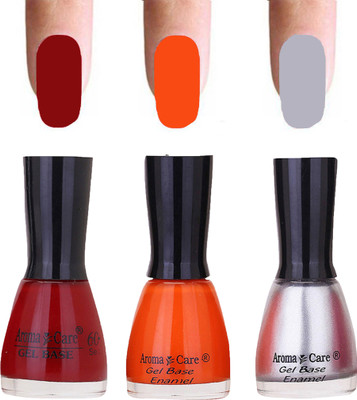 Aroma Care Velvet Dull Matte Nail Polish Combo in Wholesale Rate Reddish Maroon,Orange,Silver(Pack of 3)
Aroma Care Velvet Dull Matte Nail Polish Combo in Wholesale Rate Reddish Maroon,Orange,Silver(Pack of 3)
