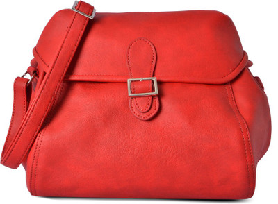 Baggit Women Casual Red PU Sling Bag