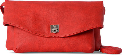 Baggit Women Red PU Sling Bag