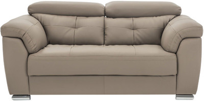 Durian CHARLES/2 Leatherette 2 Seater Sofa(Finish Color - Mocha Brown)