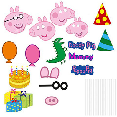 PARTY PROPZ PEPPA PIG BIRTHDAY DECORATION/PHOTOBOOTH PROPS 17 PC /PEPPA PIG PARTY SUPPLIES Photo Booth Board(Party, Birthday)
PARTY PROPZ PEPPA PIG BIRTHDAY DECORATION/PHOTOBOOTH PROPS 17 PC /PEPPA PIG PARTY SUPPLIES Photo Booth Board(Party, Birthday)