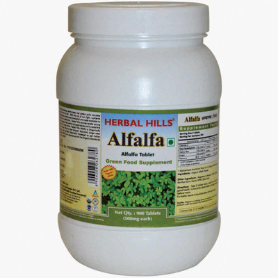 Herbal Hills Alfalfa - Value Pack 900 Tablets(900 No)
Herbal Hills Alfalfa - Value Pack 900 Tablets(900 No)