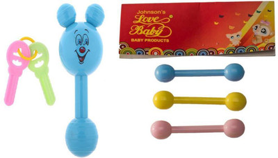 Love Baby BT27 Blue Combo Rattle(Blue)
