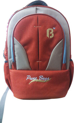 Pune Bags PB-016 20 L Backpack(White, Orange)
