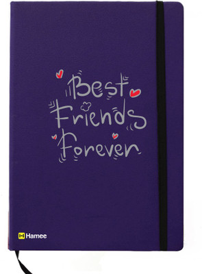 Hamee A5 Notebook(Friendship Day Special Friends Theme Designer Printed Black Leather A5 Notebook - 200 pages, A5 size Best Friends Forever, Blue)
Hamee A5 Notebook(Friendship Day Special Friends Theme Designer Printed Black Leather A5 Notebook - 200 pages, A5 size Best Friends Forever, Blue)