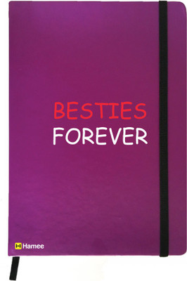 Hamee A5 Notebook(Friendship Day Special Friends Theme Designer Printed Black Leather A5 Notebook - 200 pages, A5 size Besties Forever, Purple)
Hamee A5 Notebook(Friendship Day Special Friends Theme Designer Printed Black Leather A5 Notebook - 200 pages, A5 size Besties Forever, Purple)