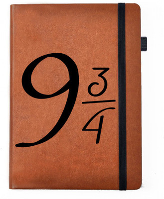 Hamee A5 Notebook(Designer Printed PU Leather Undated A5 Notebook Planner, Tan)